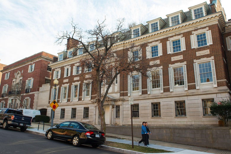 The Bezos estate, not too far from the White House.